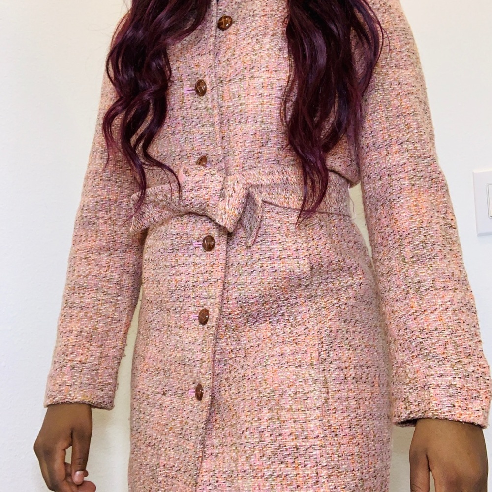 Pink Trench Coat